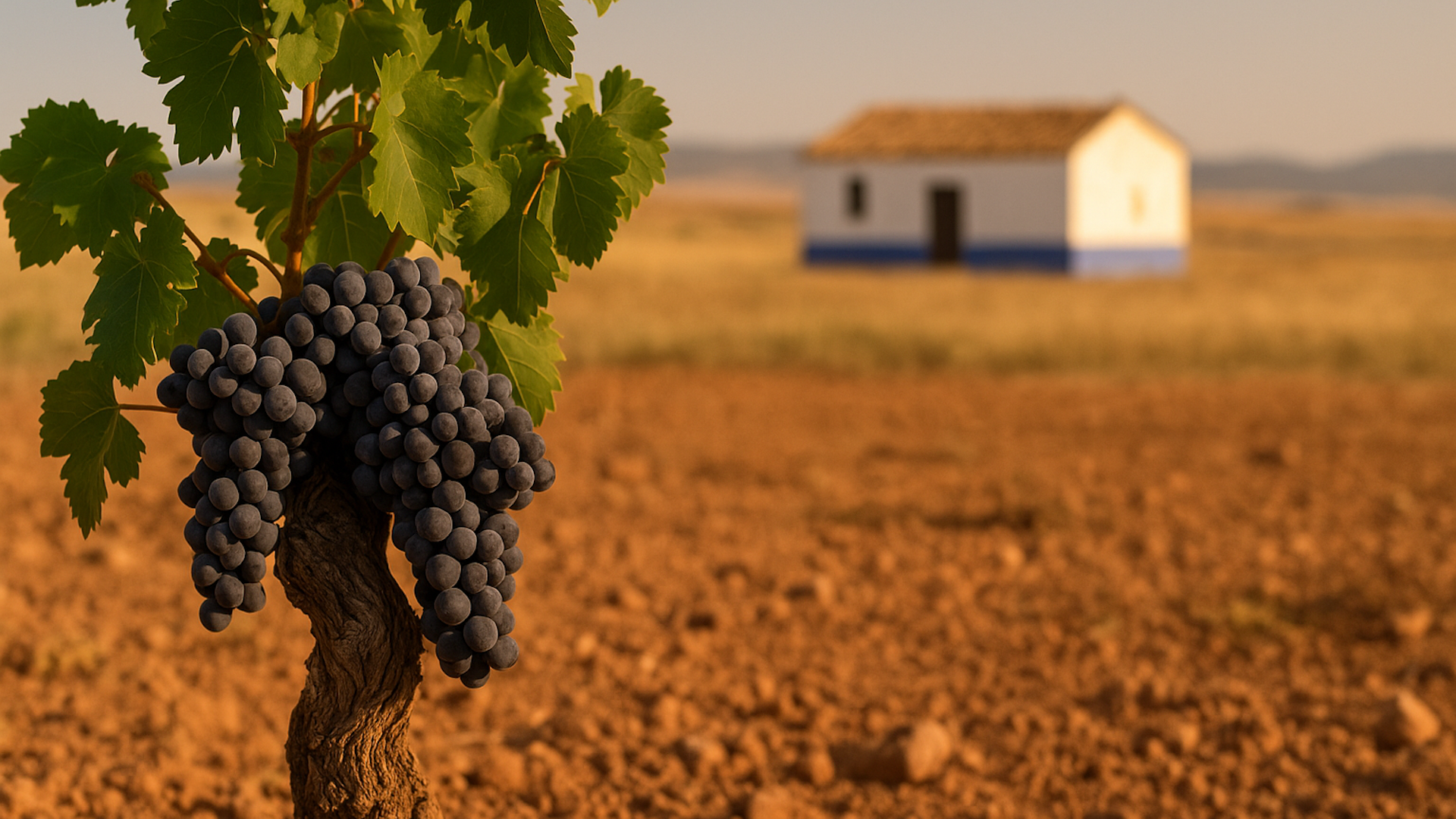 racimo de la variedad Listán Prieto en Hispanoamérica